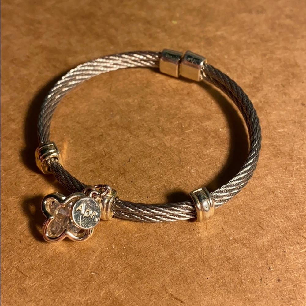 April charm bracelet